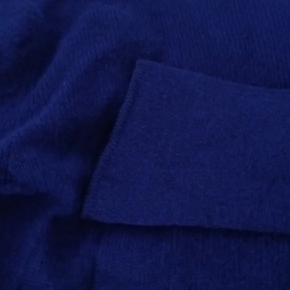 Philosophy Dane Lewis Cashmere Cardigan Size Small Blue Open Cascade Front Luxe - Picture 6 of 7